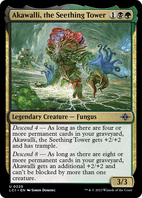 Magic: The Gathering - Akawalli, the Seething Tower Foil - The Lost Caverns of Ixalan