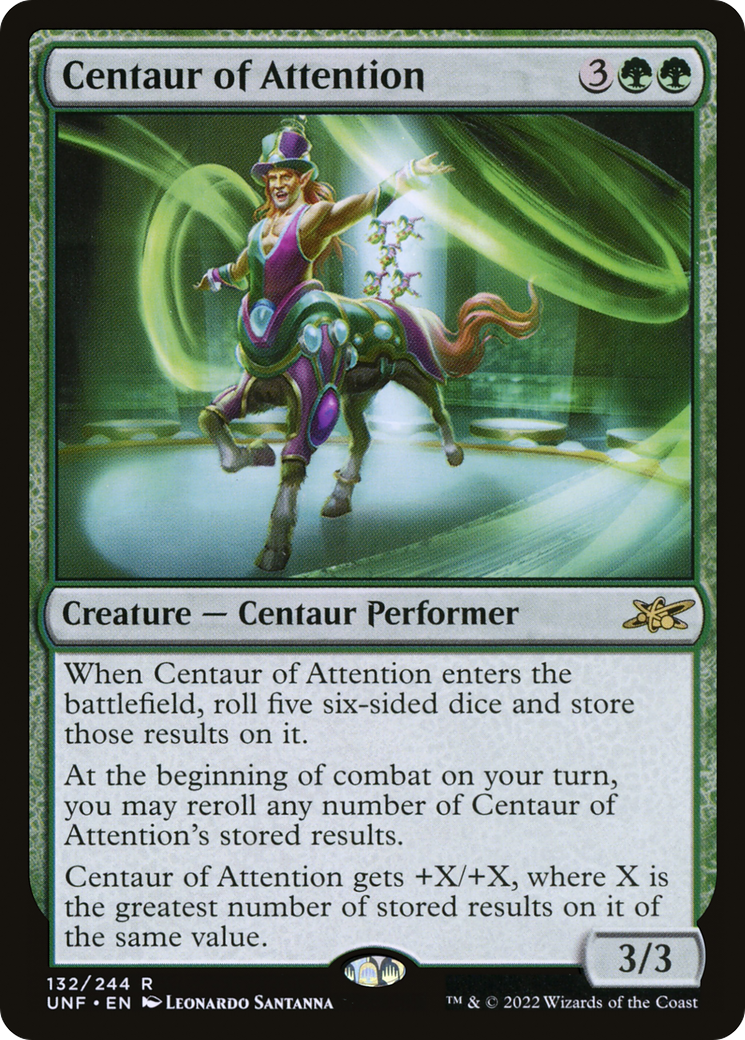 Magic: The Gathering - Centaur of Attention - Unfinity