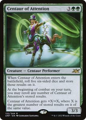 Magic: The Gathering - Centaur of Attention - Unfinity