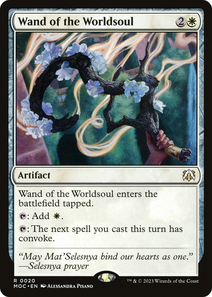 Magic: The Gathering - Wand of the Worldsoul - March of the Machine Commander