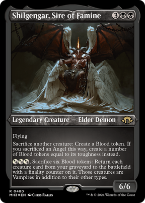 Magic: The Gathering - Shilgengar, Sire of Famine Foil - Modern Horizons 3