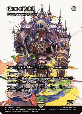 Magic: The Gathering - Traxos, Scourge of Kroog Foil - Final Fantasy: Through the Ages