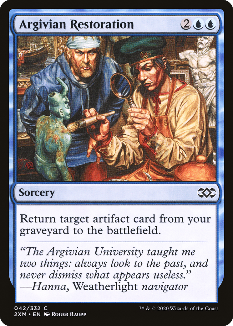 Magic: The Gathering - Argivian Restoration Foil - Double Masters