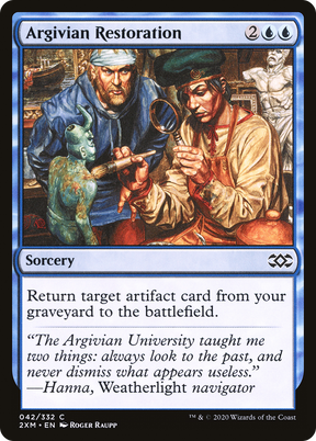 Magic: The Gathering - Argivian Restoration Foil - Double Masters