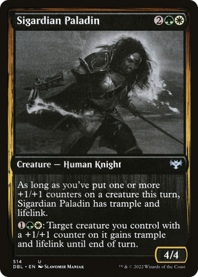 Magic: The Gathering - Sigardian Paladin Foil - Innistrad: Double Feature