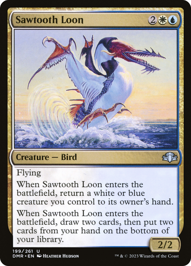 Magic: The Gathering - Sawtooth Loon - Dominaria Remastered