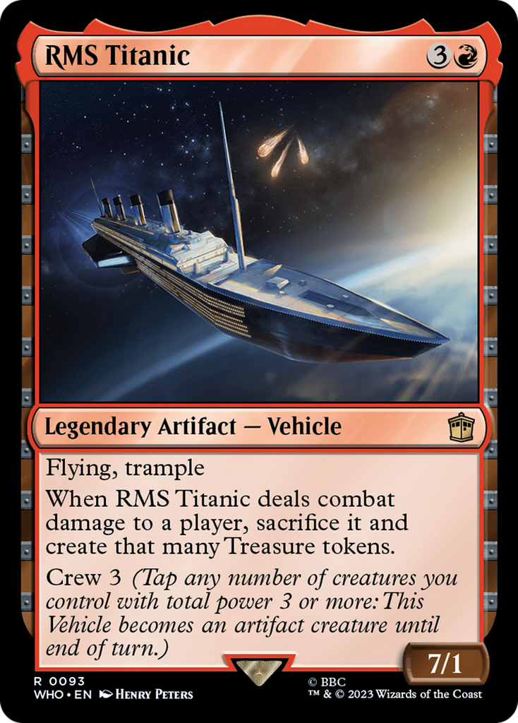 Magic: The Gathering - RMS Titanic Foil - Doctor Who