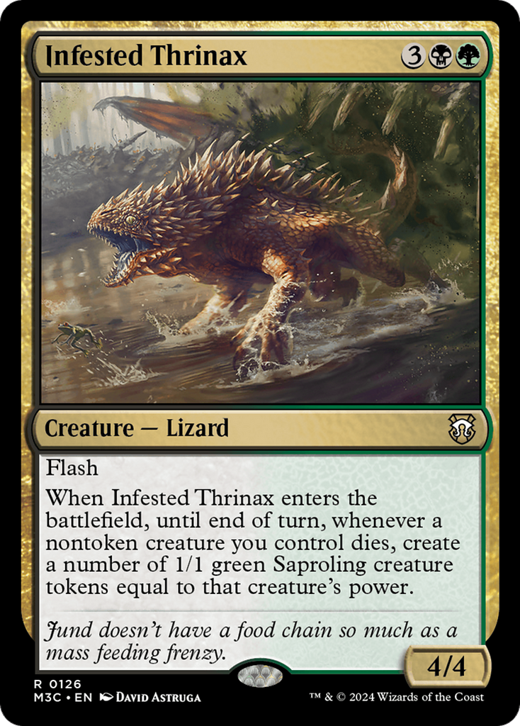 Magic: The Gathering - Infested Thrinax - Modern Horizons 3 Commander