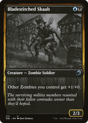 Magic: The Gathering - Bladestitched Skaab Foil - Innistrad: Double Feature