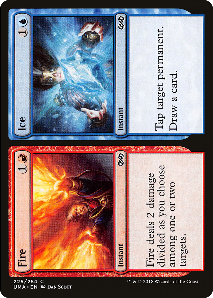 Magic: The Gathering - Fire // Ice Foil - Ultimate Masters