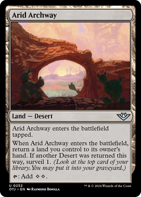 Magic: The Gathering - Arid Archway Foil - Outlaws of Thunder Junction