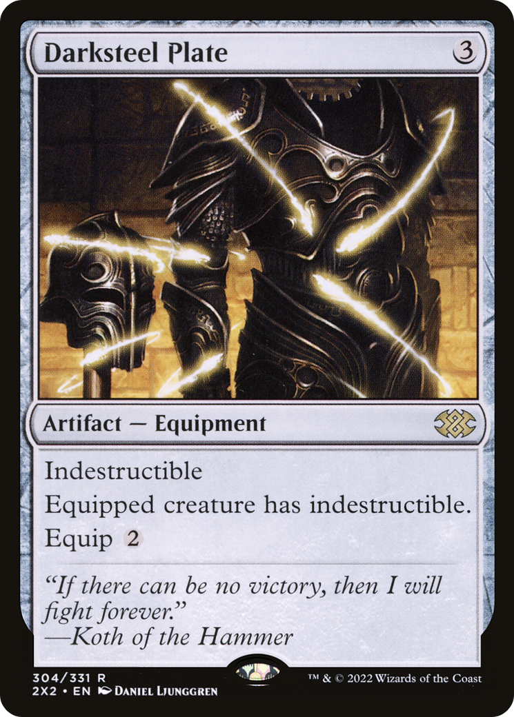 Magic: The Gathering - Darksteel Plate - Double Masters 2022