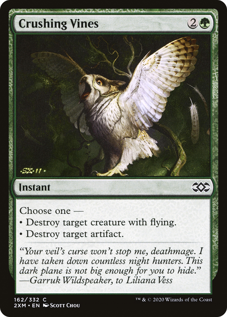 Magic: The Gathering - Crushing Vines Foil - Double Masters