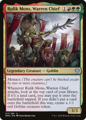 Magic: The Gathering - Rulik Mons, Warren Chief - Dominaria United
