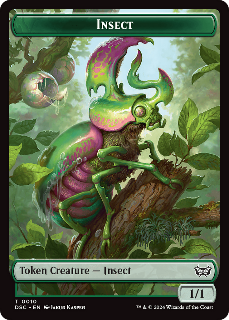 Magic: The Gathering - Insect Token - Duskmourn Commander Tokens