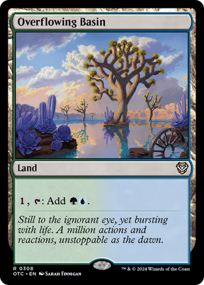 Magic: The Gathering - Overflowing Basin - Outlaws of Thunder Junction Commander