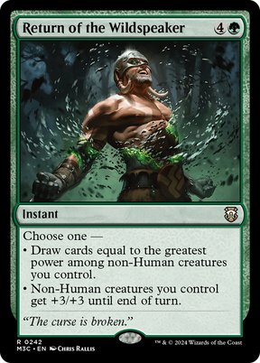 Magic: The Gathering - Return of the Wildspeaker - Modern Horizons 3 Commander