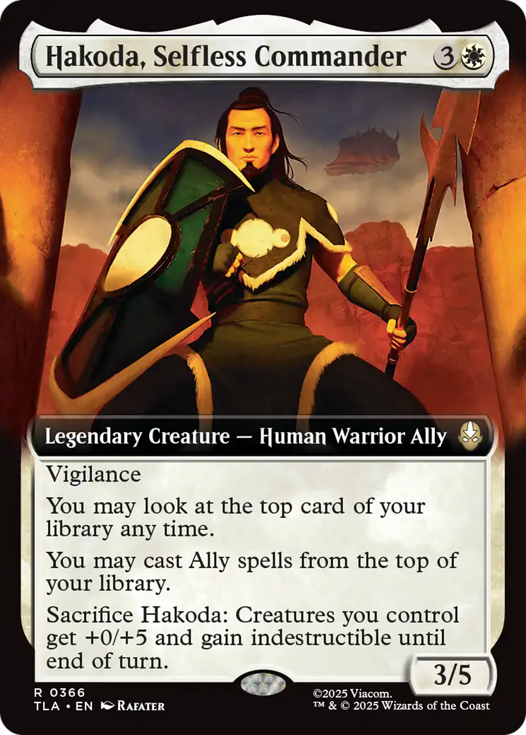 Magic: The Gathering - Hakoda, Selfless Commander - Avatar: The Last Airbender