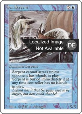 Magic: The Gathering - Seeschlange - Revised Edition