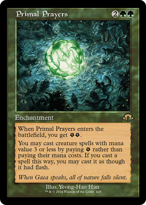 Magic: The Gathering - Primal Prayers Foil - Modern Horizons 3