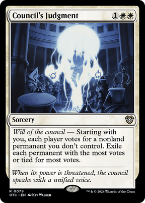Magic: The Gathering - Council's Judgment - Outlaws of Thunder Junction Commander