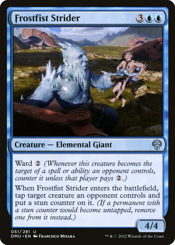 Magic: The Gathering - Frostfist Strider Foil - Dominaria United