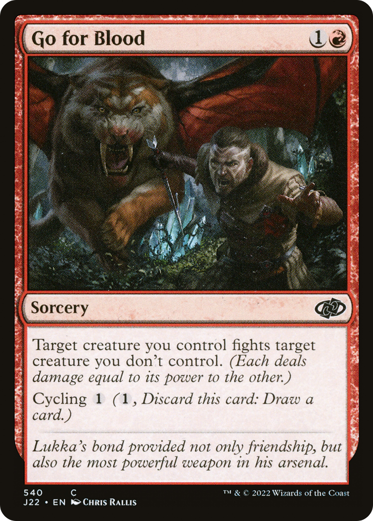Magic: The Gathering - Go for Blood - Jumpstart 2022
