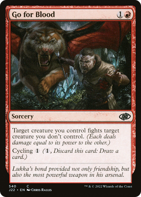 Magic: The Gathering - Go for Blood - Jumpstart 2022