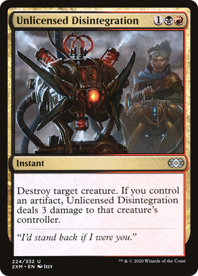 Magic: The Gathering - Unlicensed Disintegration Foil - Double Masters