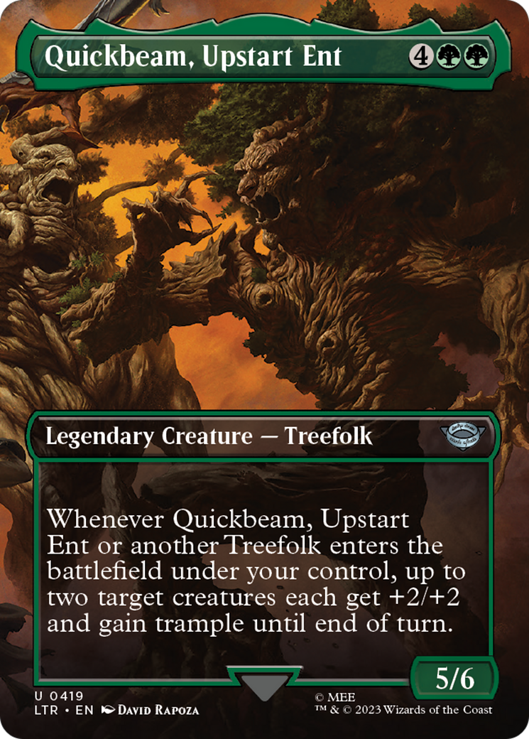 Magic: The Gathering - Quickbeam, Upstart Ent Foil - The Lord of the Rings: Tales of Middle-earth