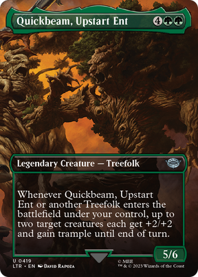 Magic: The Gathering - Quickbeam, Upstart Ent Foil - The Lord of the Rings: Tales of Middle-earth
