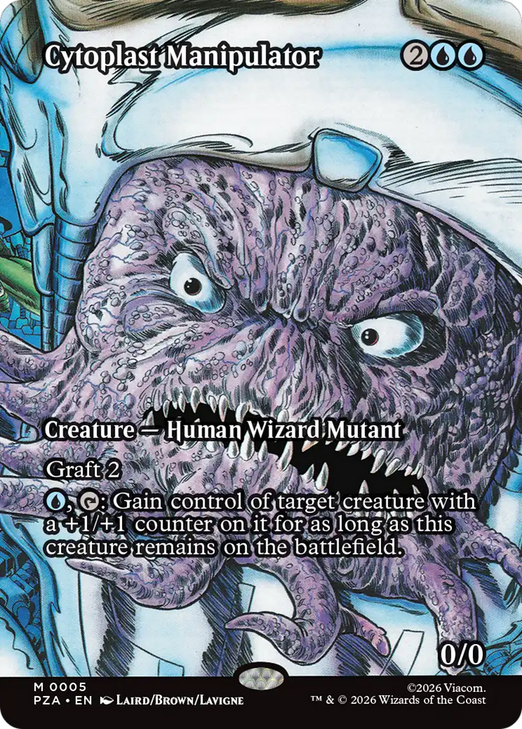Magic: The Gathering - Cytoplast Manipulator Foil - Teenage Mutant Ninja Turtles Source Material