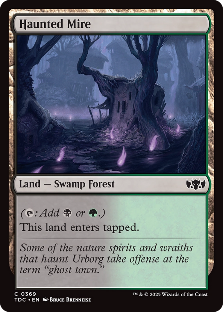 Magic: The Gathering - Haunted Mire - Tarkir: Dragonstorm Commander