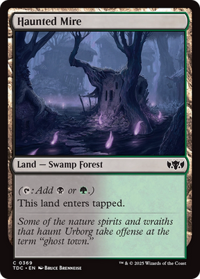 Magic: The Gathering - Haunted Mire - Tarkir: Dragonstorm Commander