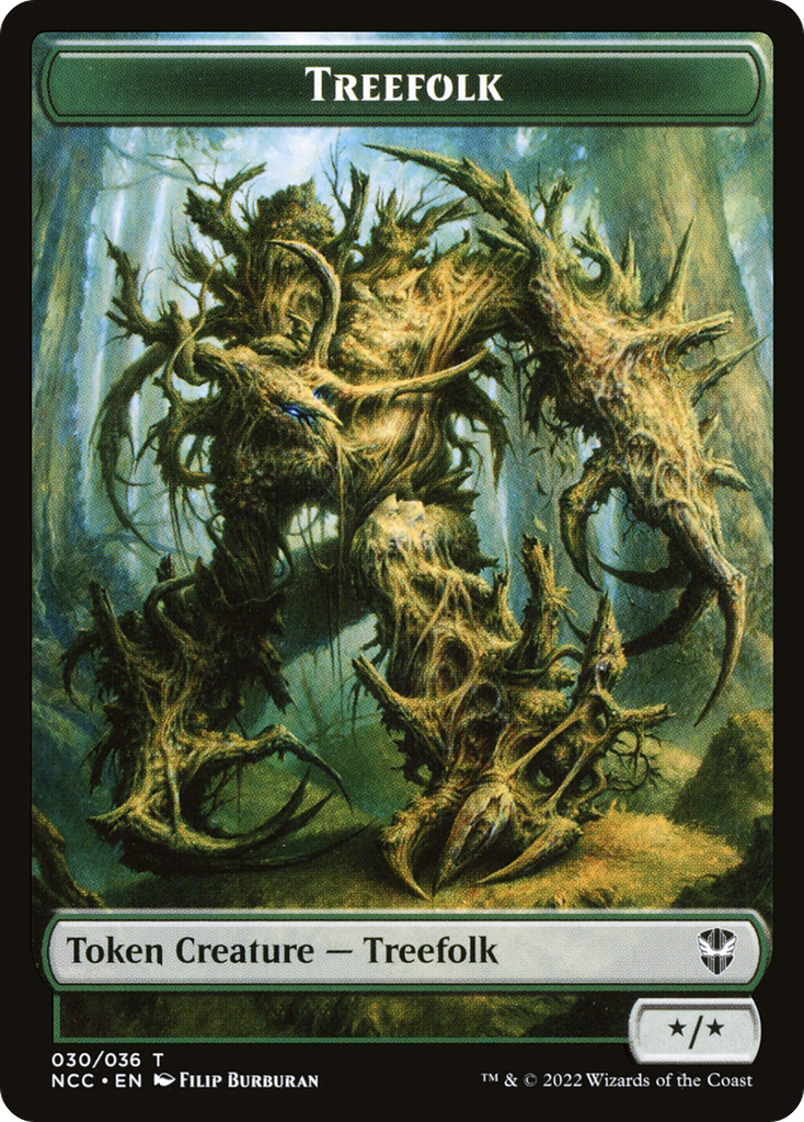 Magic: The Gathering - Treefolk Token - New Capenna Commander Tokens