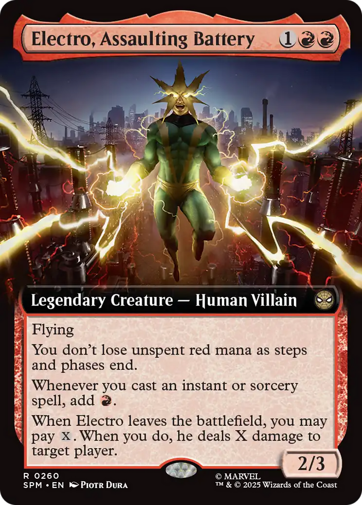 Magic: The Gathering - Electro, Assaulting Battery Foil - Marvel's Spider-Man