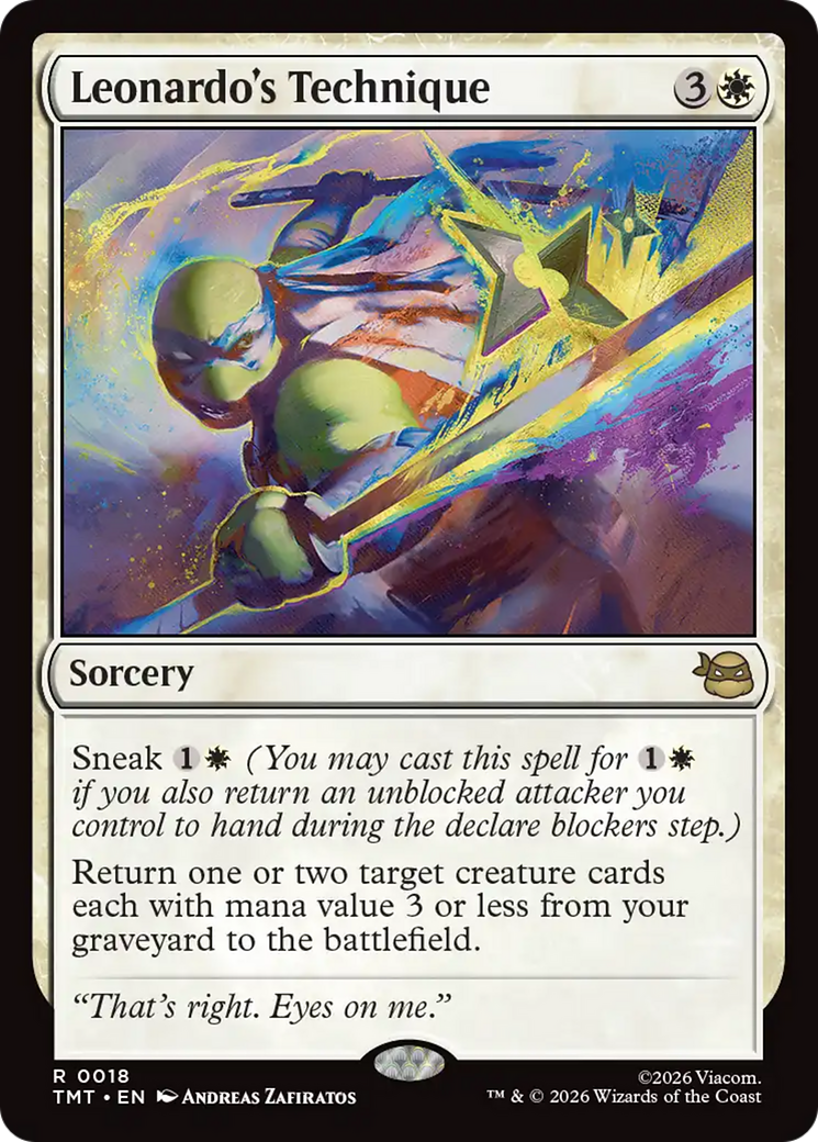 Magic: The Gathering - Leonardo's Technique - Teenage Mutant Ninja Turtles