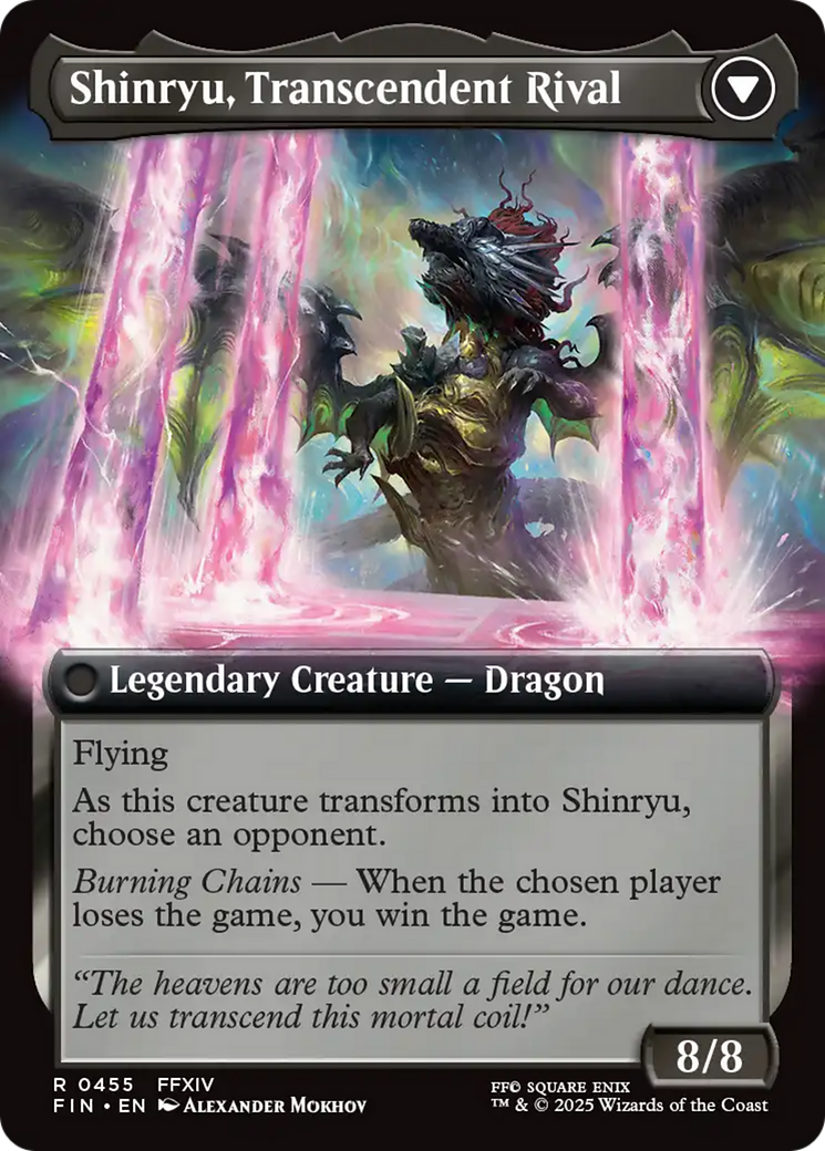 Magic: The Gathering - Zenos yae Galvus // Shinryu, Transcendent Rival Foil - Final Fantasy