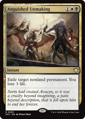 Magic: The Gathering - Anguished Unmaking - Secrets of Strixhaven Commander