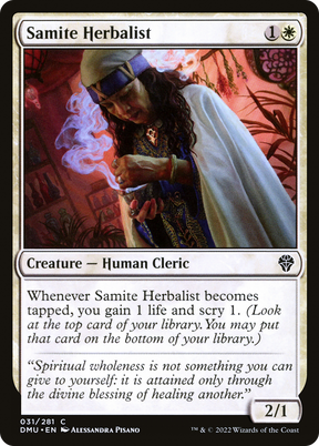 Magic: The Gathering - Samite Herbalist Foil - Dominaria United