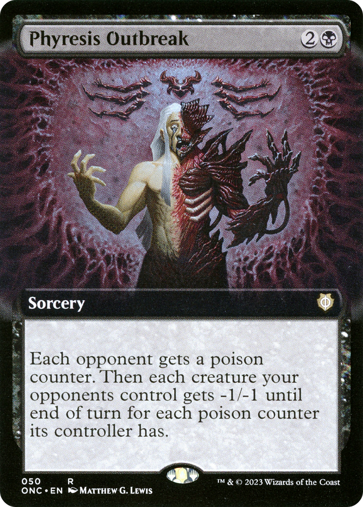 Magic: The Gathering - Phyresis Outbreak Foil - Phyrexia: All Will Be One Commander