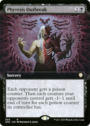 Magic: The Gathering - Phyresis Outbreak Foil - Phyrexia: All Will Be One Commander