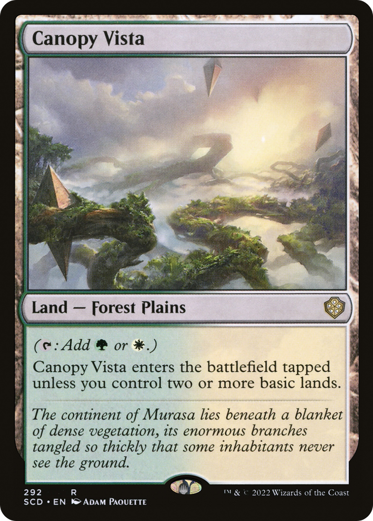 Magic: The Gathering - Canopy Vista - Starter Commander Decks