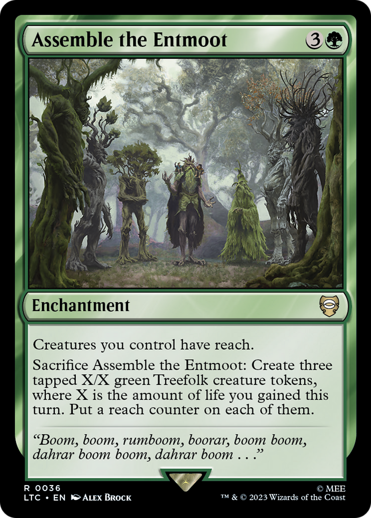 Magic: The Gathering - Assemble the Entmoot - Tales of Middle-earth Commander