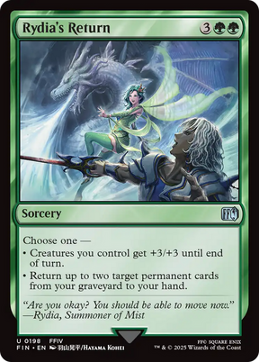 Magic: The Gathering - Rydia's Return Foil - Final Fantasy