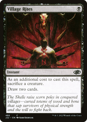 Magic: The Gathering - Village Rites - Jumpstart 2022