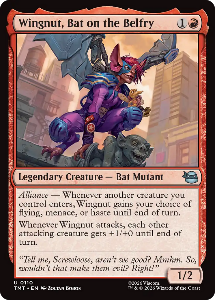 Magic: The Gathering - Wingnut, Bat on the Belfry - Teenage Mutant Ninja Turtles