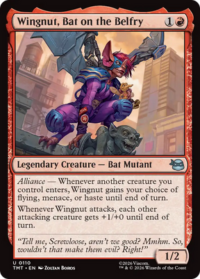 Magic: The Gathering - Wingnut, Bat on the Belfry - Teenage Mutant Ninja Turtles