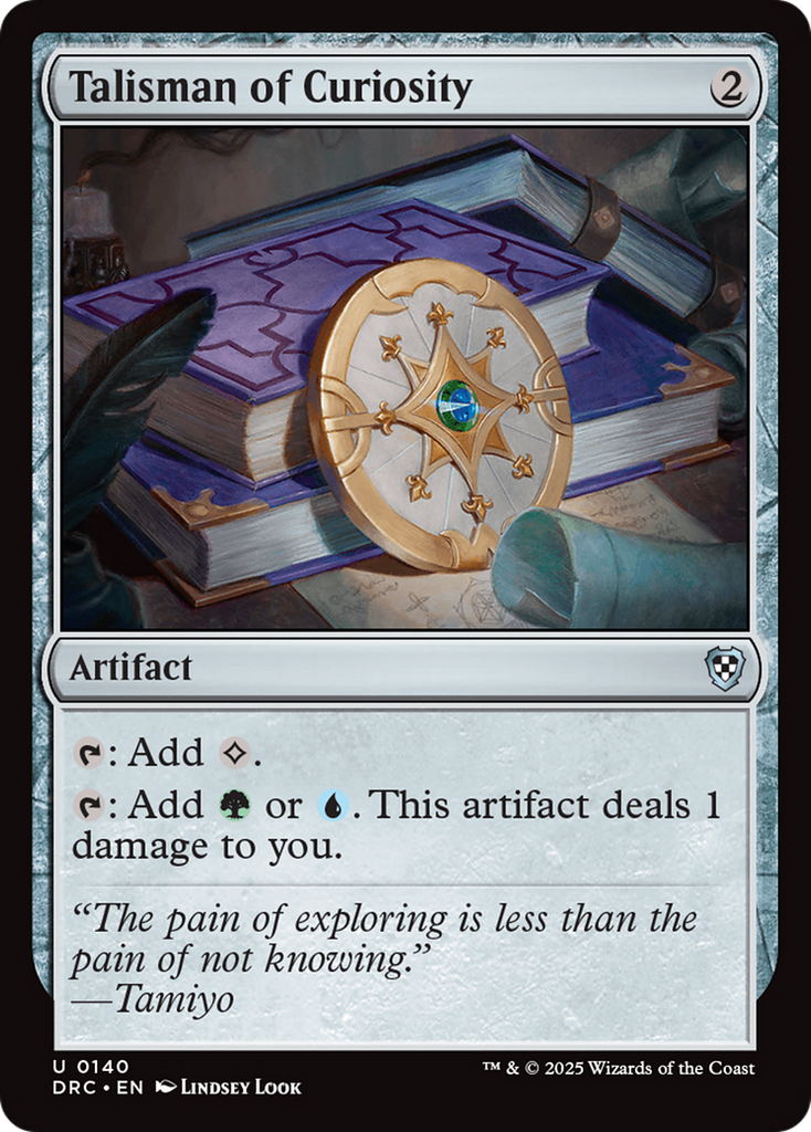 Magic: The Gathering - Talisman of Curiosity - Aetherdrift Commander