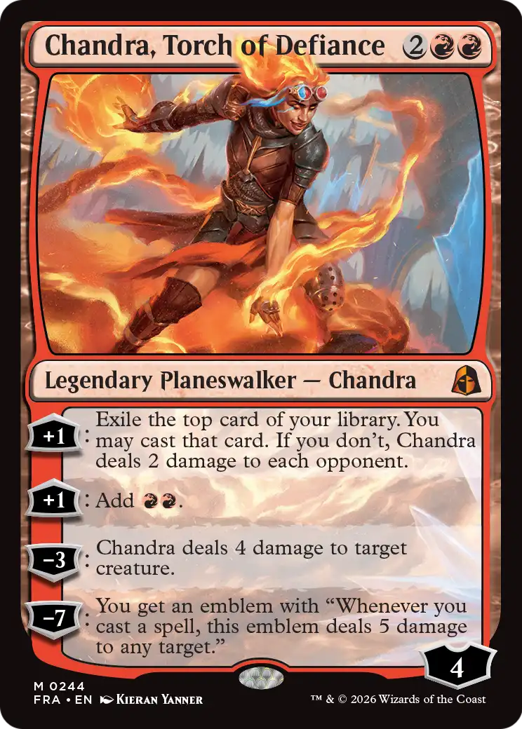 Magic: The Gathering - Chandra, Torch of Defiance - Reality Fracture